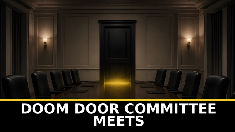 Committee Forms Subcommittee To Determine Whether Door Marked Doom Should Be Opened