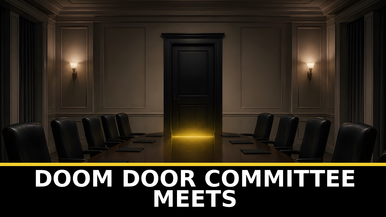 Committee Forms Subcommittee To Determine Whether Door Marked Doom Should Be Opened