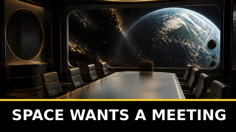 Space Sends Calendar Invite For “Brief Check-In With Humanity”