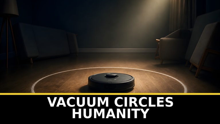 Robot Vacuum Draws A Circle Around Humanity And Waits