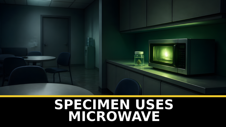 Basement Specimen Learns To Use The Break Room Microwave